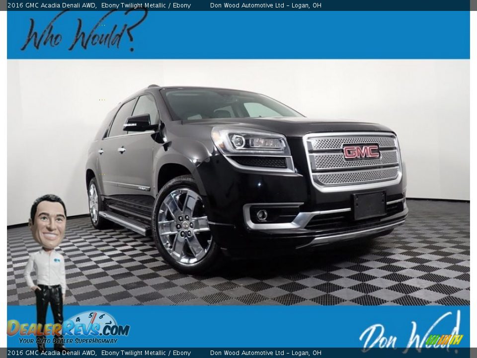 2016 GMC Acadia Denali AWD Ebony Twilight Metallic / Ebony Photo #1
