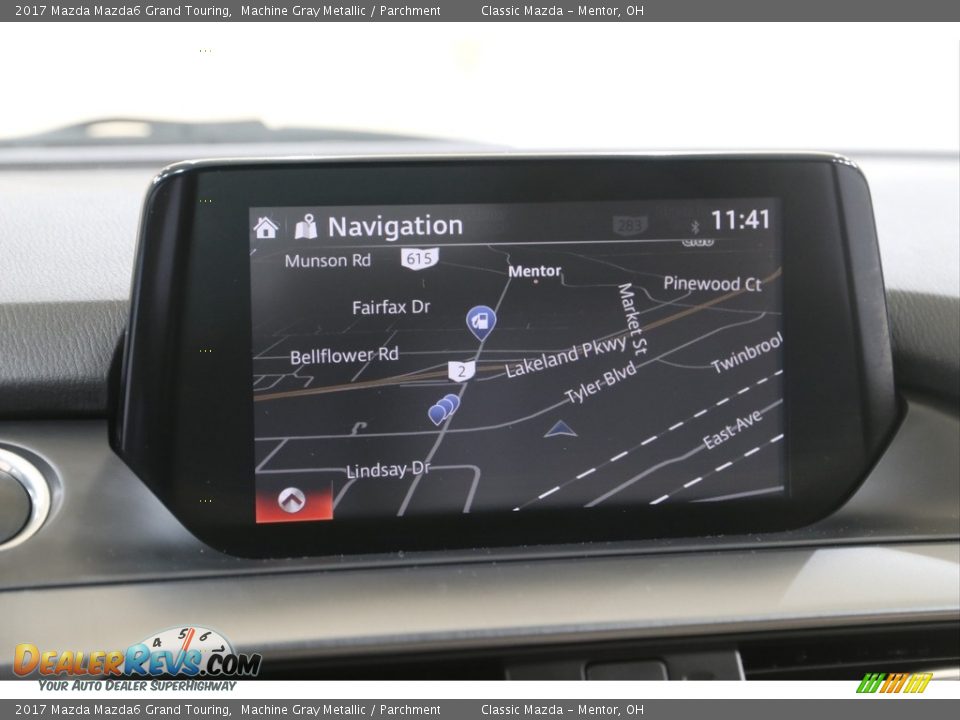 2017 Mazda Mazda6 Grand Touring Machine Gray Metallic / Parchment Photo #10