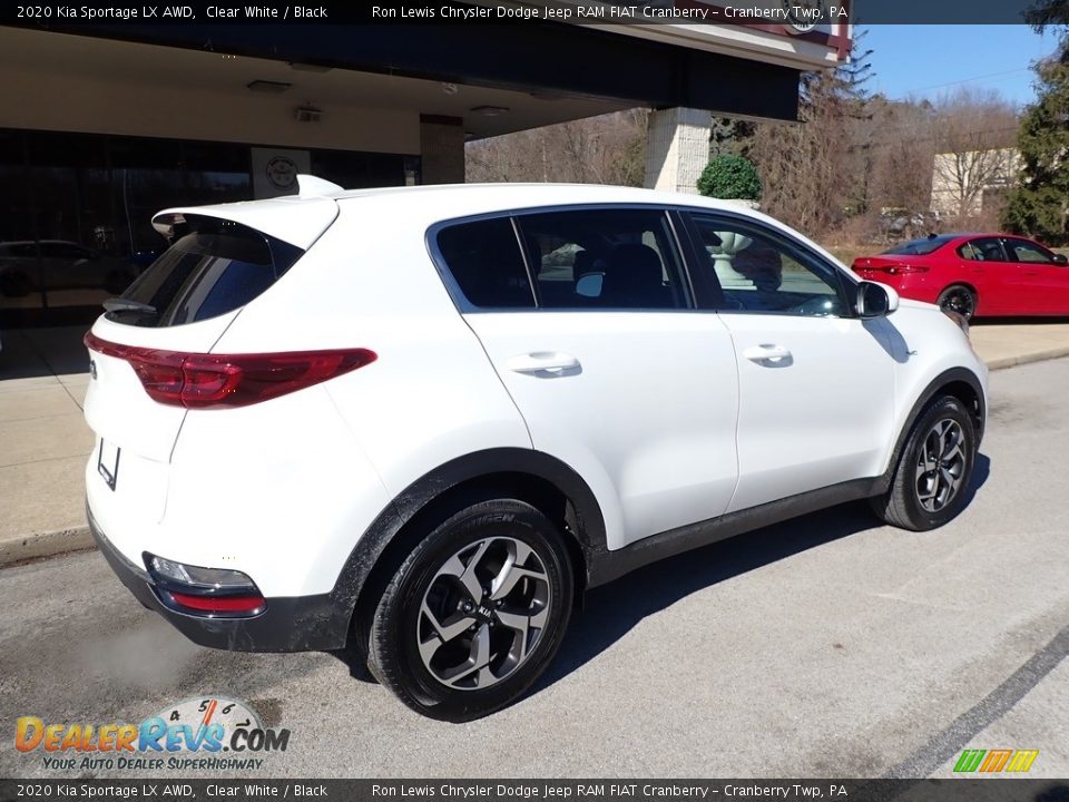 2020 Kia Sportage LX AWD Clear White / Black Photo #2