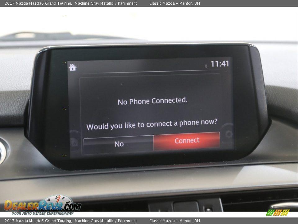 2017 Mazda Mazda6 Grand Touring Machine Gray Metallic / Parchment Photo #11
