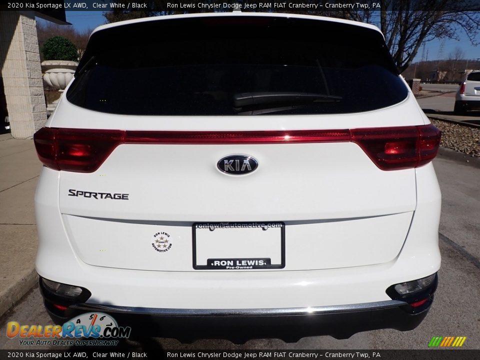 2020 Kia Sportage LX AWD Clear White / Black Photo #3