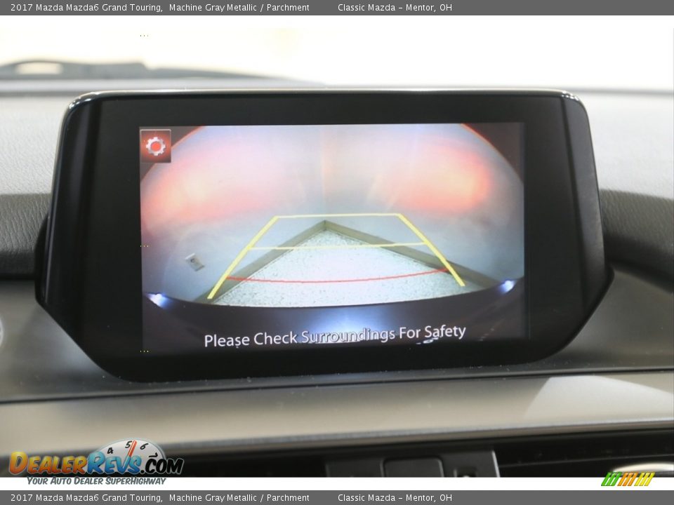 2017 Mazda Mazda6 Grand Touring Machine Gray Metallic / Parchment Photo #13