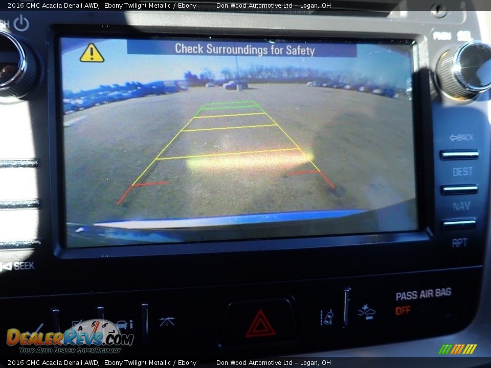 2016 GMC Acadia Denali AWD Ebony Twilight Metallic / Ebony Photo #5