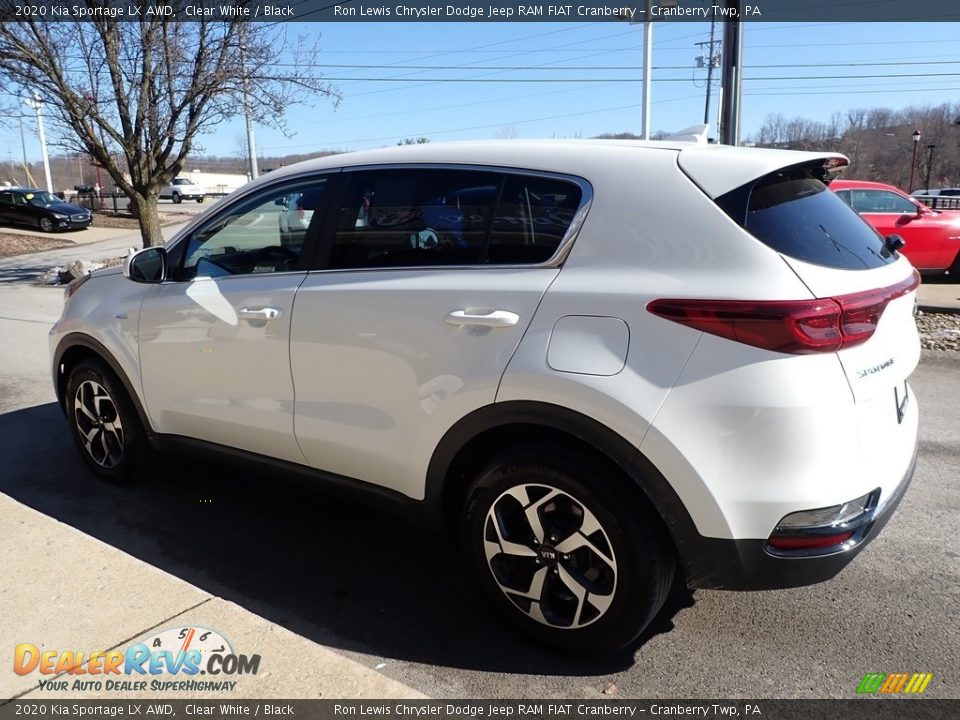 2020 Kia Sportage LX AWD Clear White / Black Photo #5