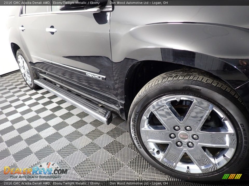 2016 GMC Acadia Denali AWD Ebony Twilight Metallic / Ebony Photo #7