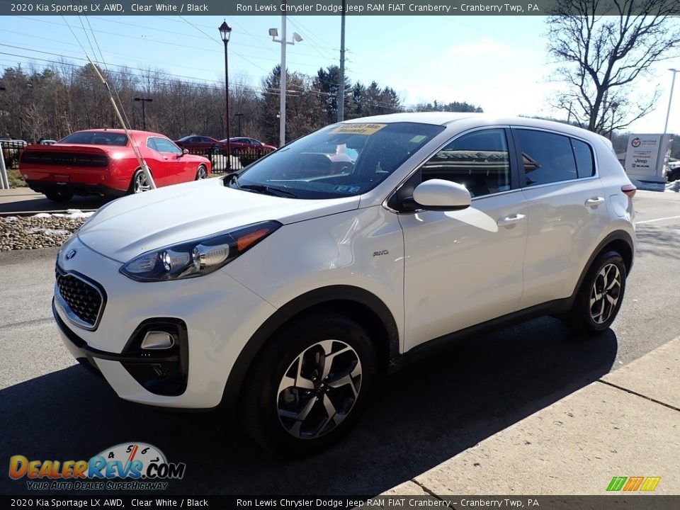 2020 Kia Sportage LX AWD Clear White / Black Photo #7