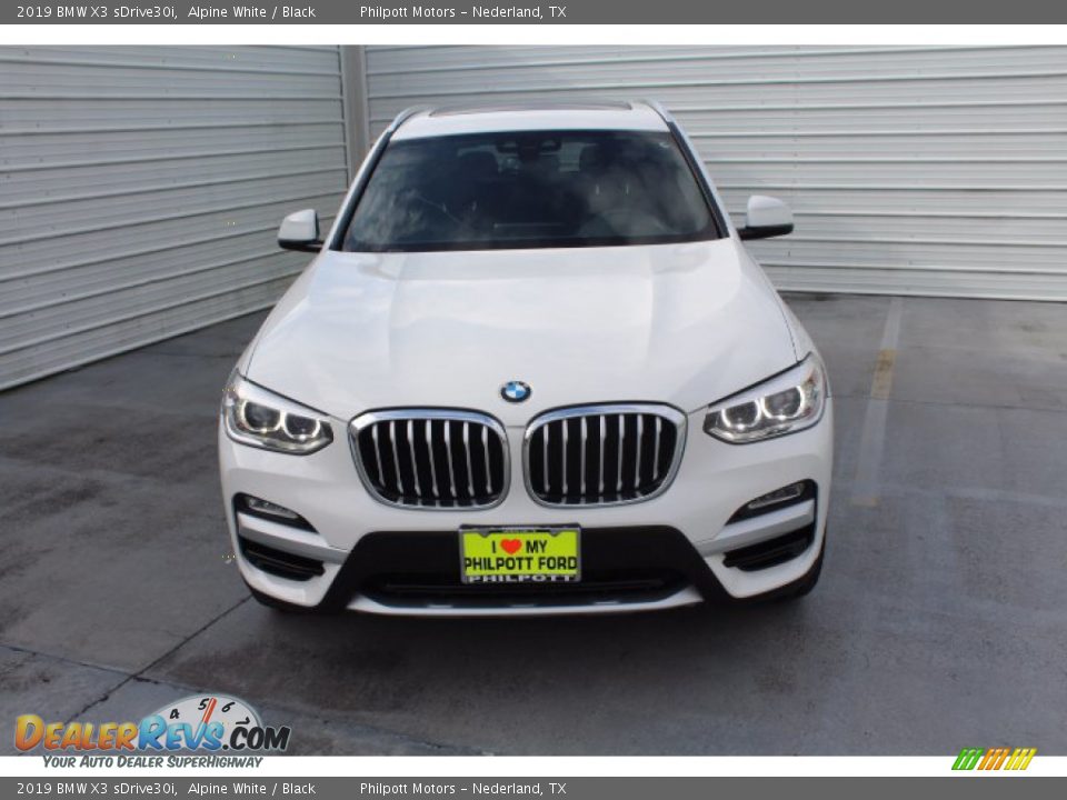 2019 BMW X3 sDrive30i Alpine White / Black Photo #3