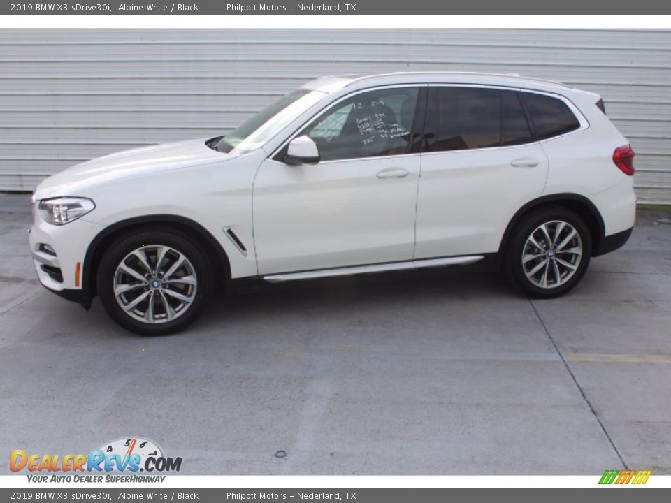 2019 BMW X3 sDrive30i Alpine White / Black Photo #5