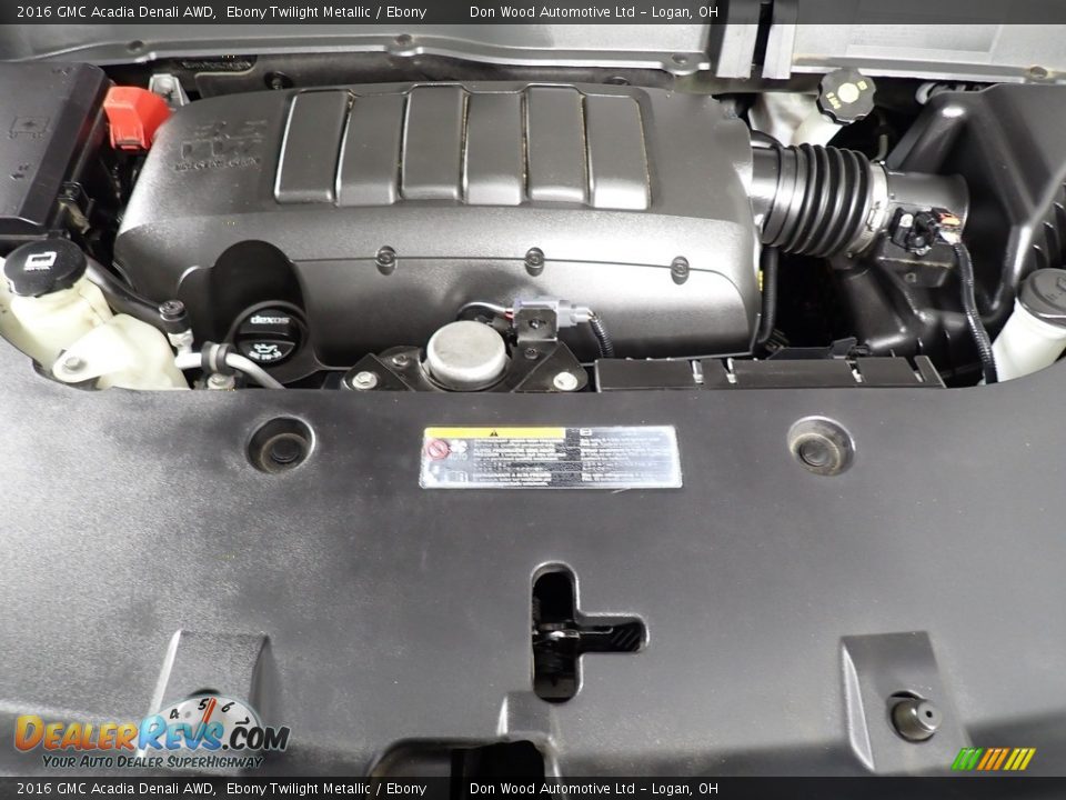 2016 GMC Acadia Denali AWD Ebony Twilight Metallic / Ebony Photo #10