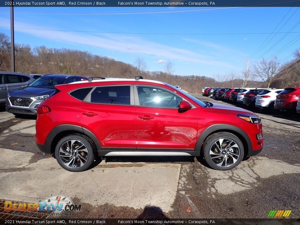 2021 Hyundai Tucson Sport AWD Red Crimson / Black Photo #1