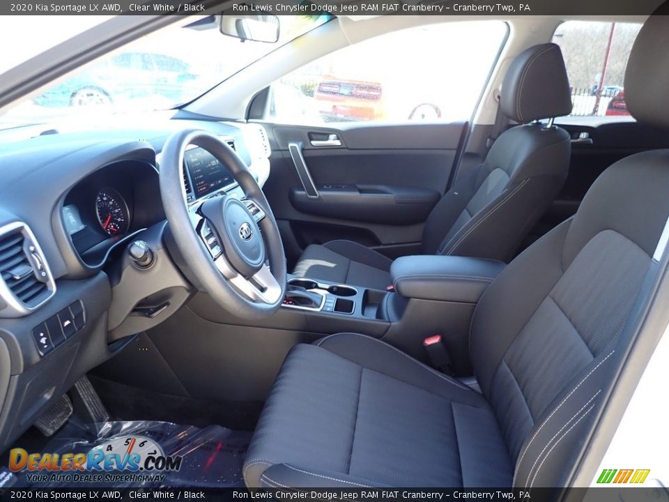 2020 Kia Sportage LX AWD Clear White / Black Photo #12