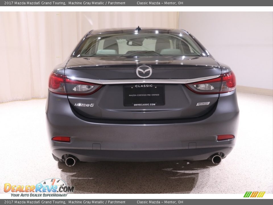 2017 Mazda Mazda6 Grand Touring Machine Gray Metallic / Parchment Photo #21
