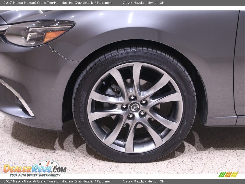2017 Mazda Mazda6 Grand Touring Machine Gray Metallic / Parchment Photo #23