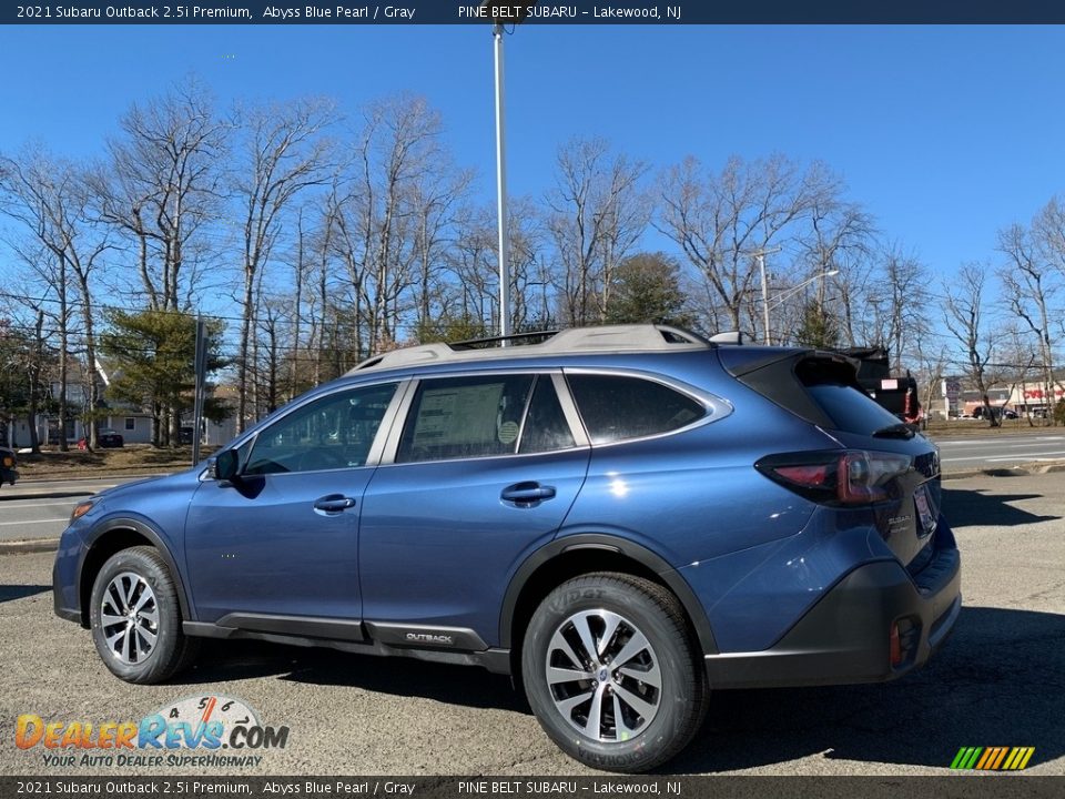 2021 Subaru Outback 2.5i Premium Abyss Blue Pearl / Gray Photo #6