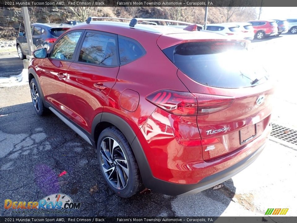 2021 Hyundai Tucson Sport AWD Red Crimson / Black Photo #6