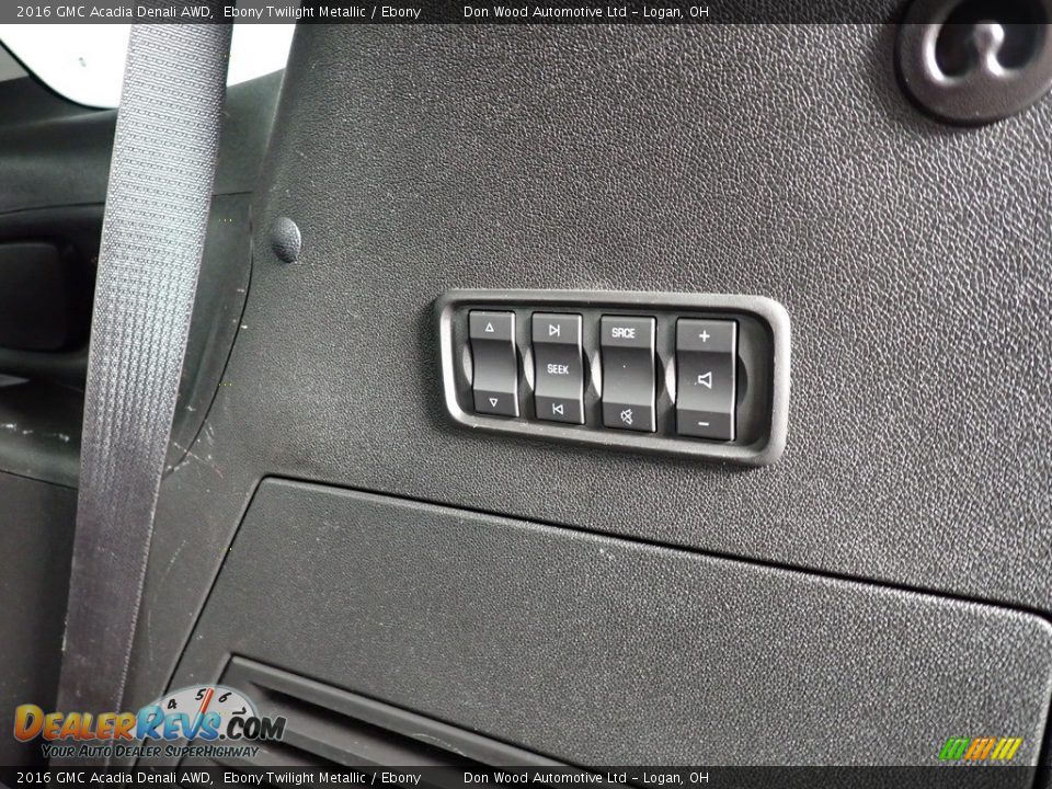 2016 GMC Acadia Denali AWD Ebony Twilight Metallic / Ebony Photo #20