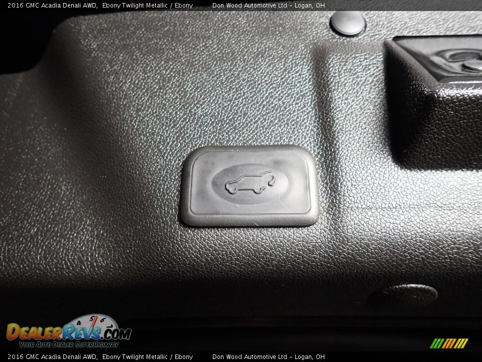 2016 GMC Acadia Denali AWD Ebony Twilight Metallic / Ebony Photo #21