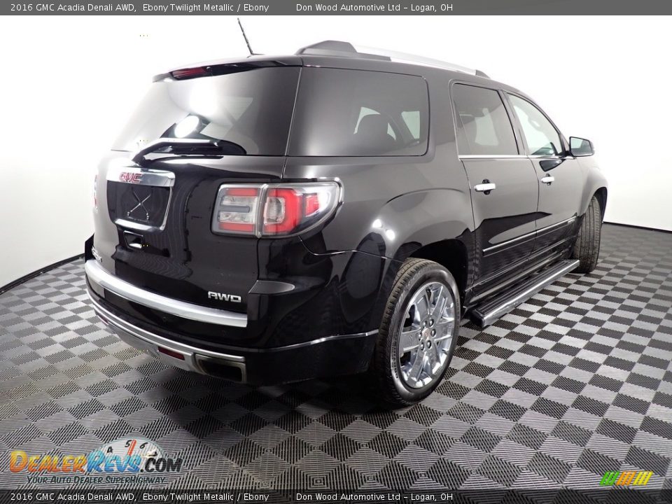 2016 GMC Acadia Denali AWD Ebony Twilight Metallic / Ebony Photo #22