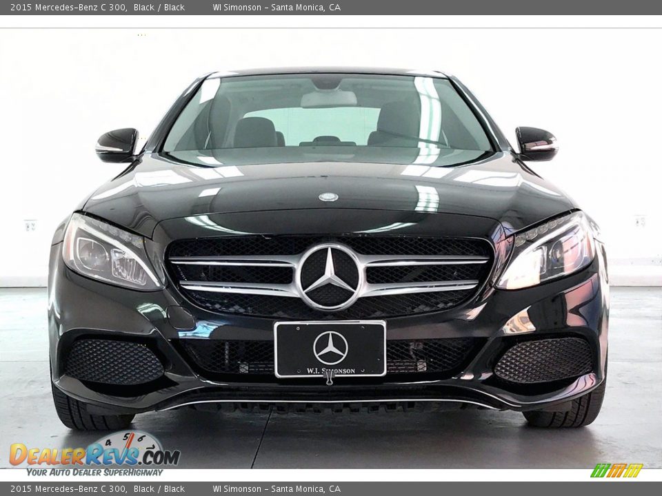 2015 Mercedes-Benz C 300 Black / Black Photo #2