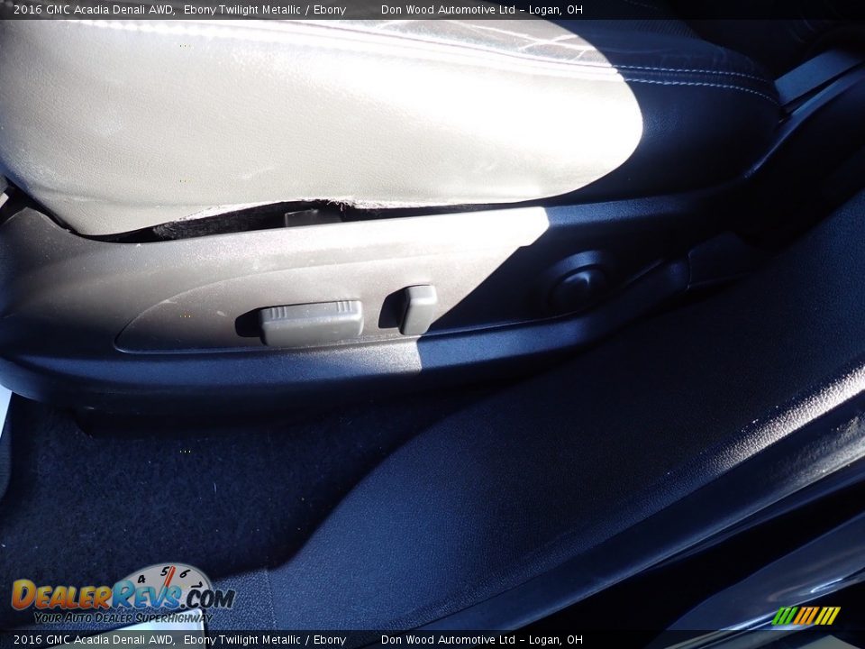 2016 GMC Acadia Denali AWD Ebony Twilight Metallic / Ebony Photo #27