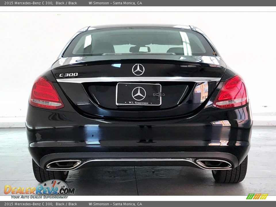 2015 Mercedes-Benz C 300 Black / Black Photo #3