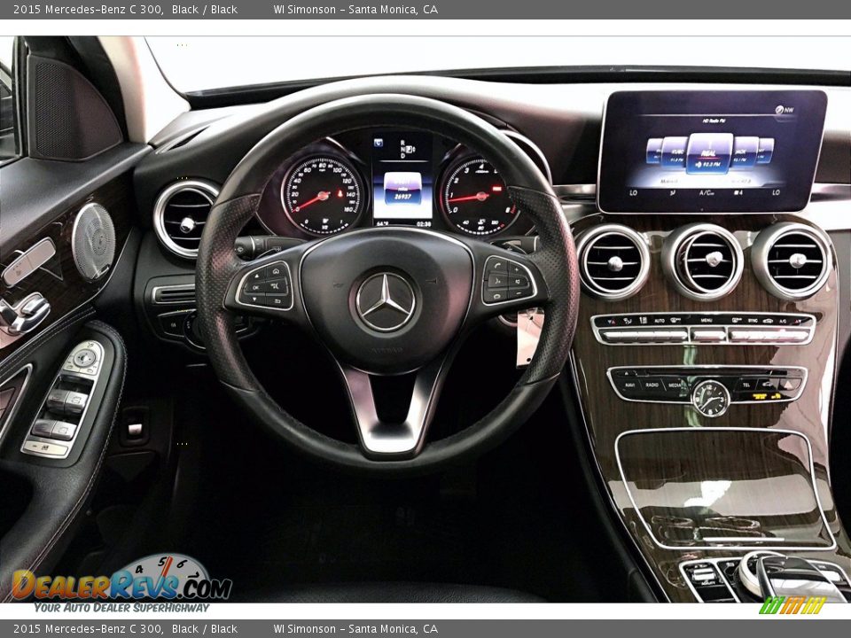 2015 Mercedes-Benz C 300 Black / Black Photo #4