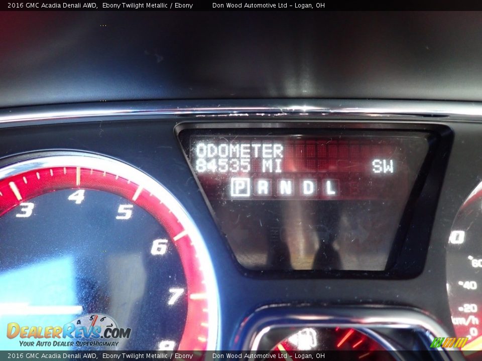 2016 GMC Acadia Denali AWD Ebony Twilight Metallic / Ebony Photo #29