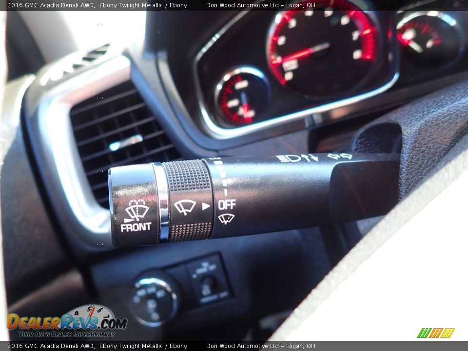 2016 GMC Acadia Denali AWD Ebony Twilight Metallic / Ebony Photo #30