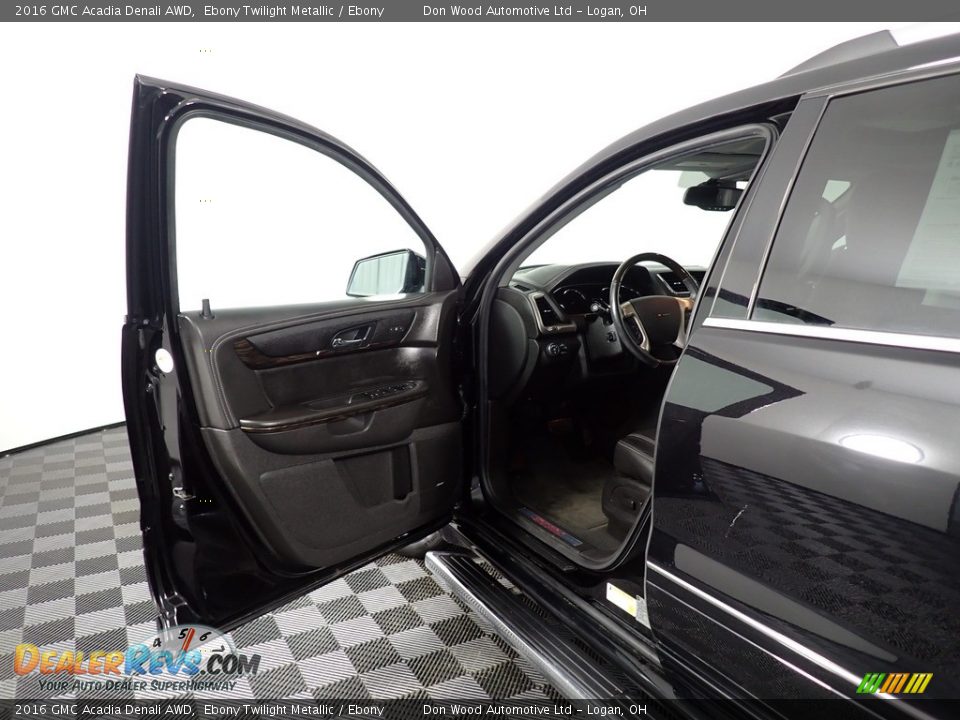 2016 GMC Acadia Denali AWD Ebony Twilight Metallic / Ebony Photo #36