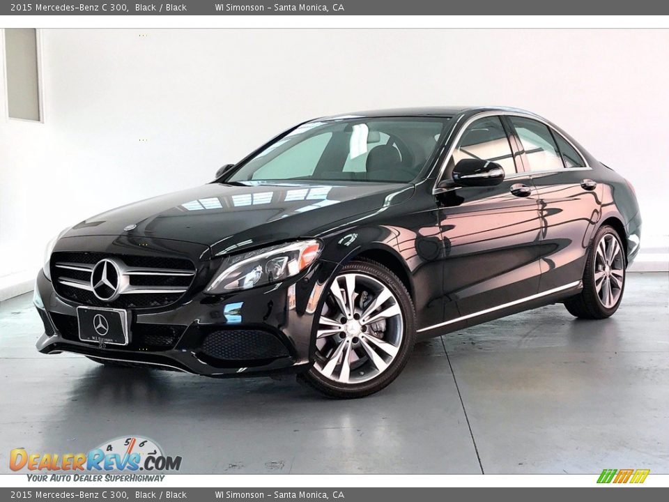 2015 Mercedes-Benz C 300 Black / Black Photo #12