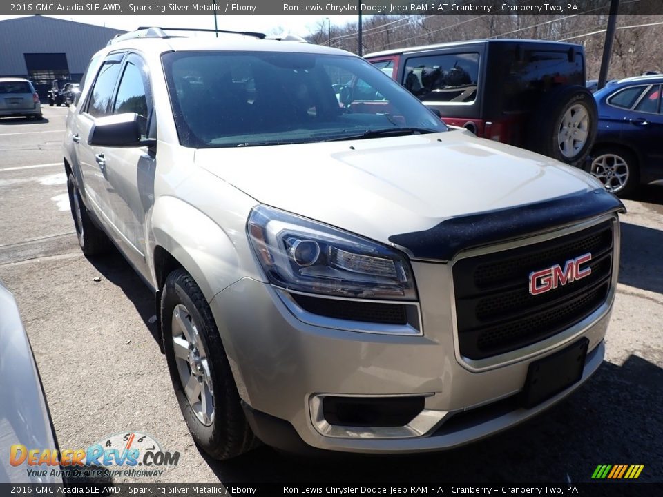 2016 GMC Acadia SLE AWD Sparkling Silver Metallic / Ebony Photo #2