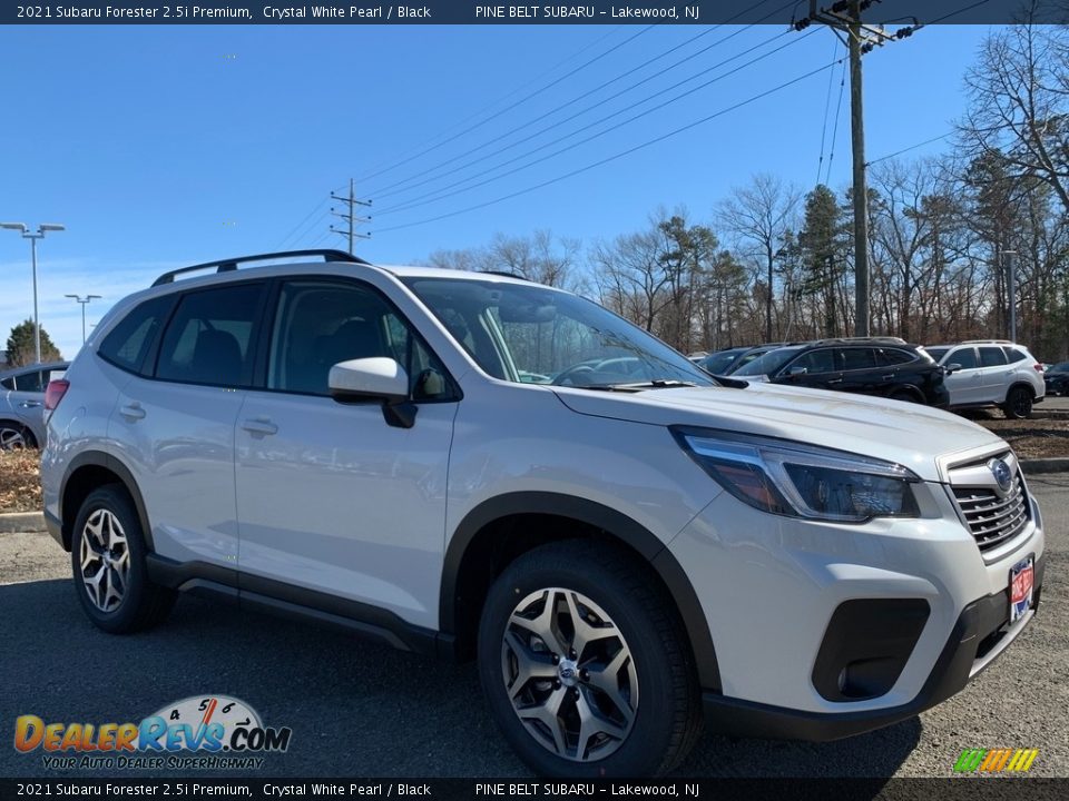 2021 Subaru Forester 2.5i Premium Crystal White Pearl / Black Photo #1