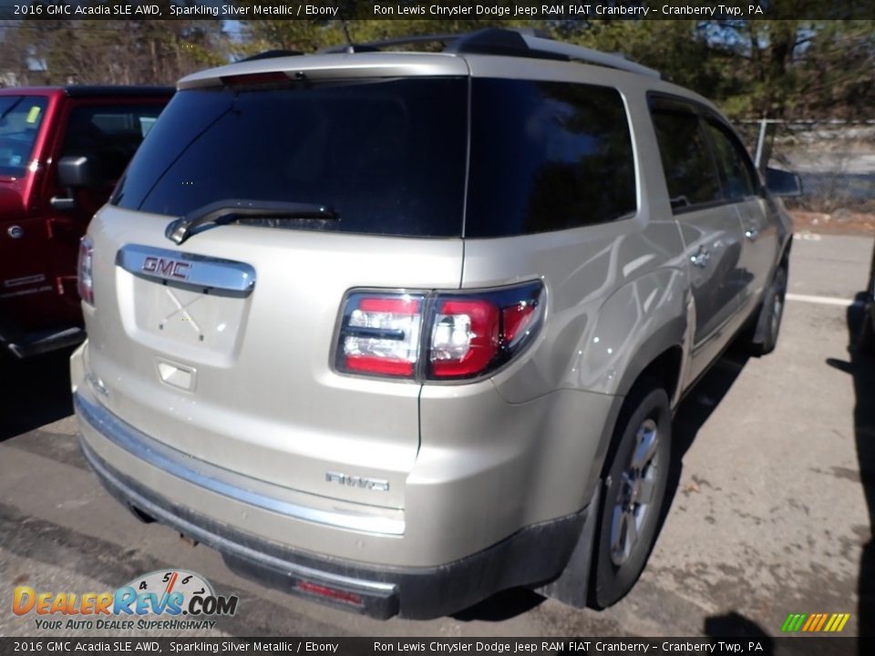 2016 GMC Acadia SLE AWD Sparkling Silver Metallic / Ebony Photo #3