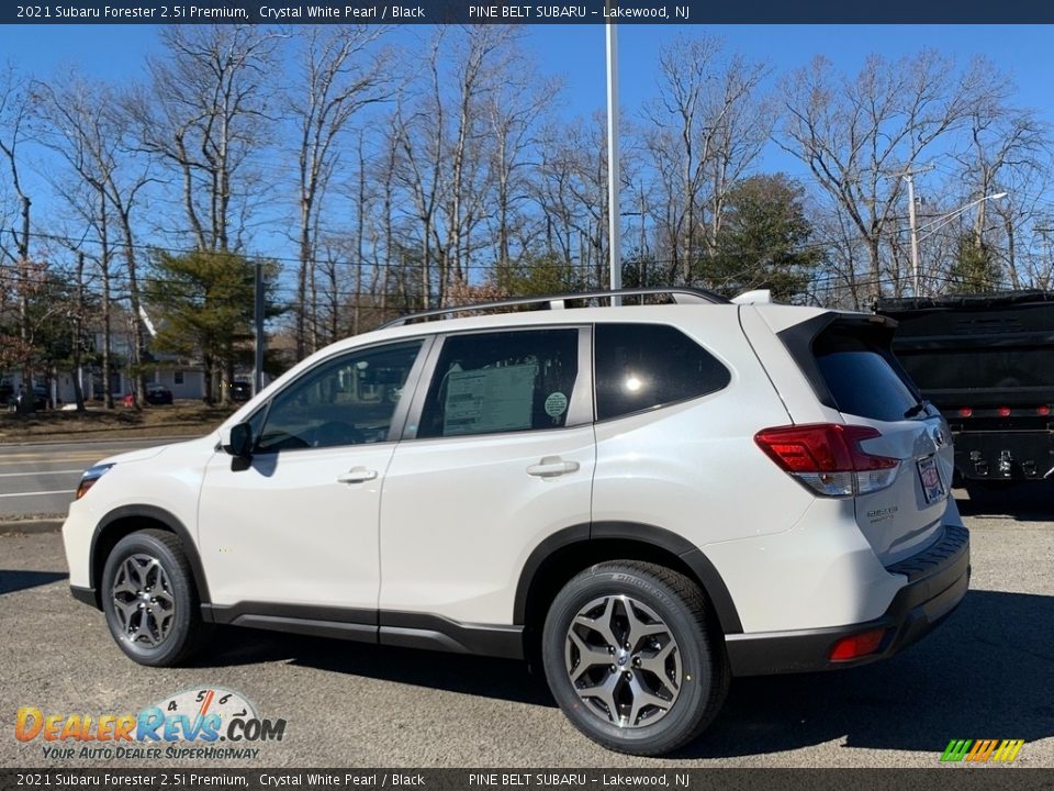 2021 Subaru Forester 2.5i Premium Crystal White Pearl / Black Photo #6