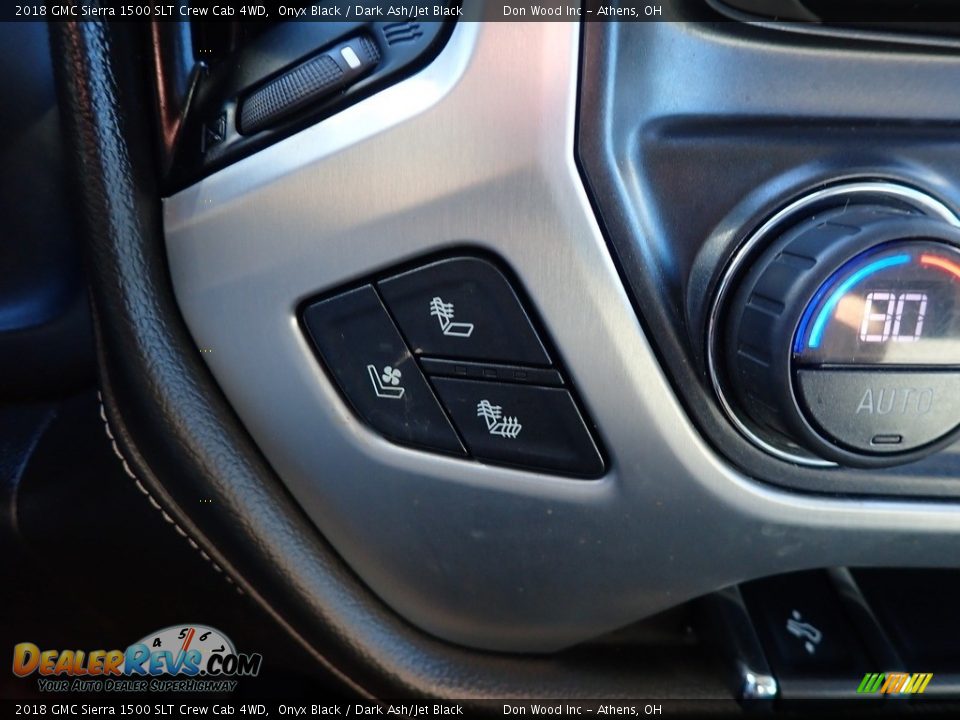 2018 GMC Sierra 1500 SLT Crew Cab 4WD Onyx Black / Dark Ash/Jet Black Photo #2
