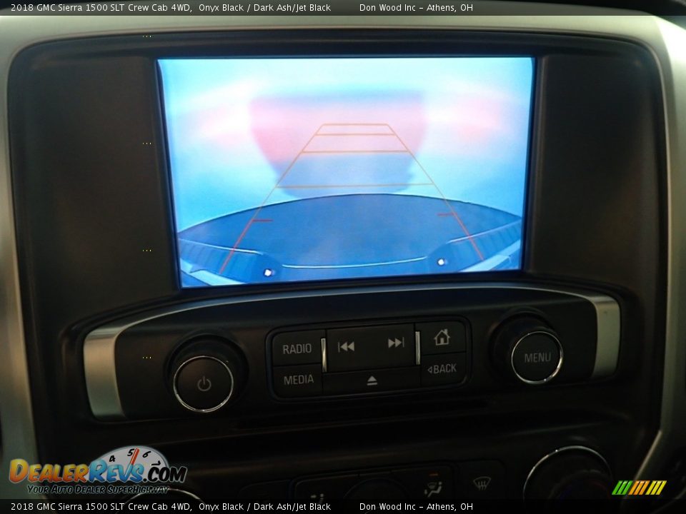 2018 GMC Sierra 1500 SLT Crew Cab 4WD Onyx Black / Dark Ash/Jet Black Photo #4
