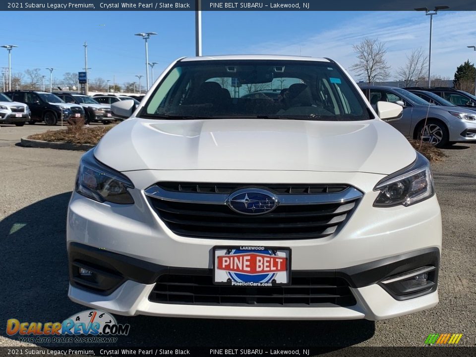 2021 Subaru Legacy Premium Crystal White Pearl / Slate Black Photo #3