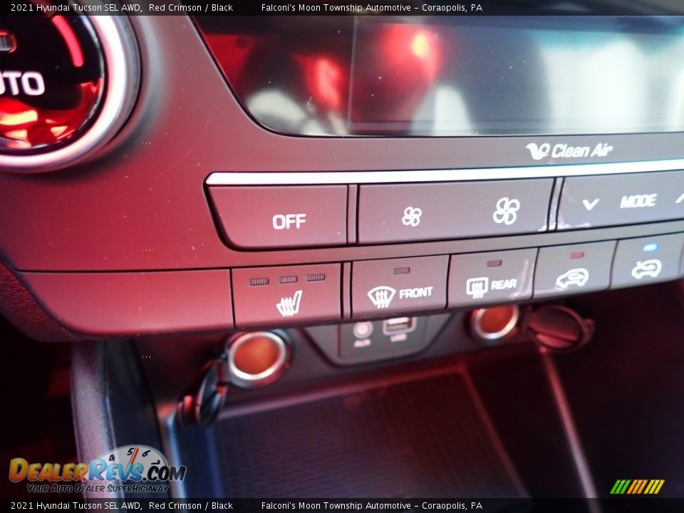 2021 Hyundai Tucson SEL AWD Red Crimson / Black Photo #15