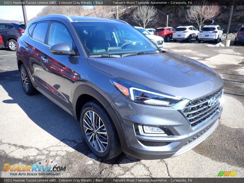 2021 Hyundai Tucson Limited AWD Coliseum Gray Metallic / Black Photo #3