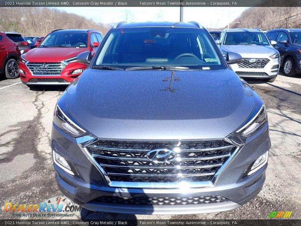 2021 Hyundai Tucson Limited AWD Coliseum Gray Metallic / Black Photo #4