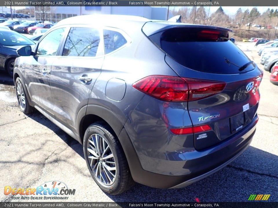 2021 Hyundai Tucson Limited AWD Coliseum Gray Metallic / Black Photo #6