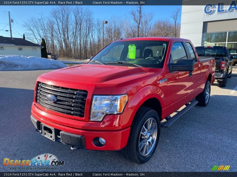 2014 Ford F150 STX SuperCab 4x4 Race Red / Black Photo #1