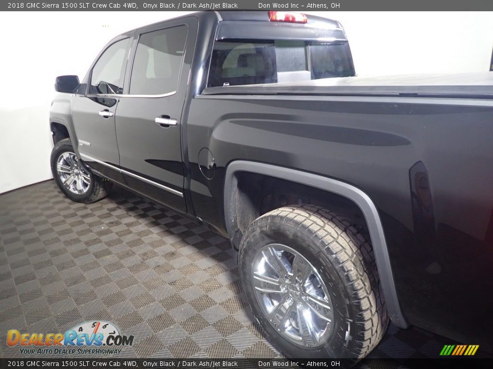 2018 GMC Sierra 1500 SLT Crew Cab 4WD Onyx Black / Dark Ash/Jet Black Photo #19
