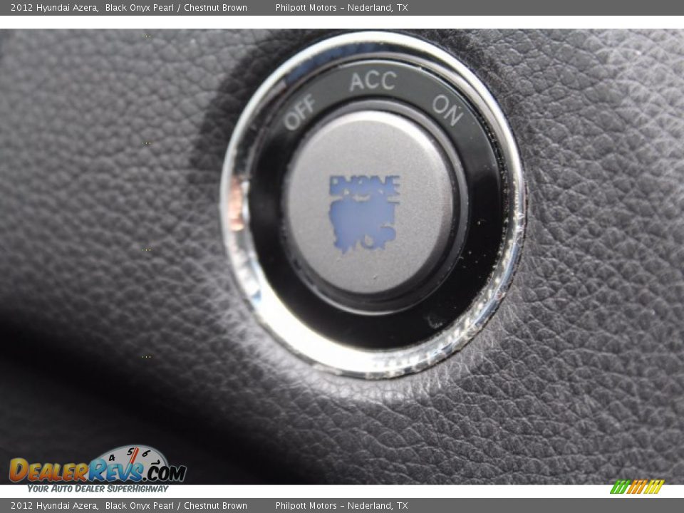 2012 Hyundai Azera Black Onyx Pearl / Chestnut Brown Photo #19