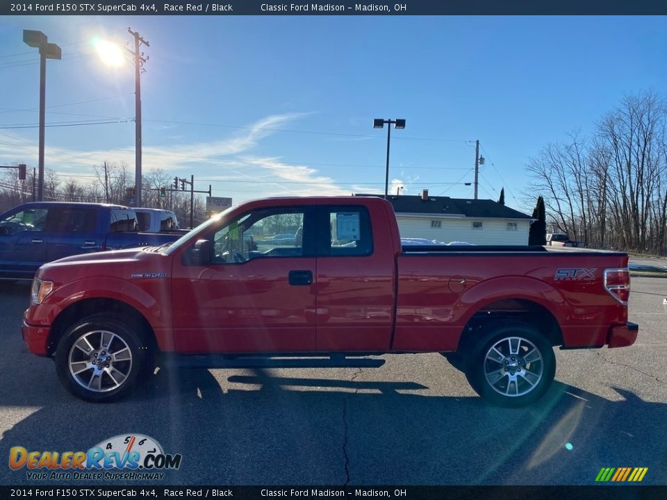 2014 Ford F150 STX SuperCab 4x4 Race Red / Black Photo #3
