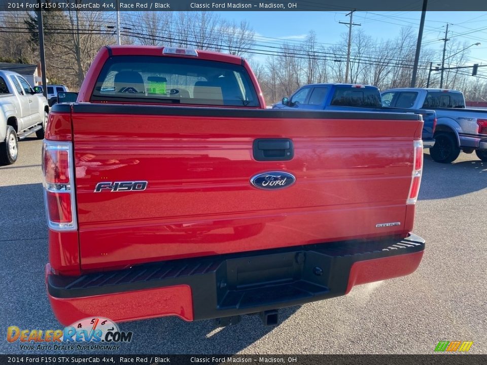 2014 Ford F150 STX SuperCab 4x4 Race Red / Black Photo #4