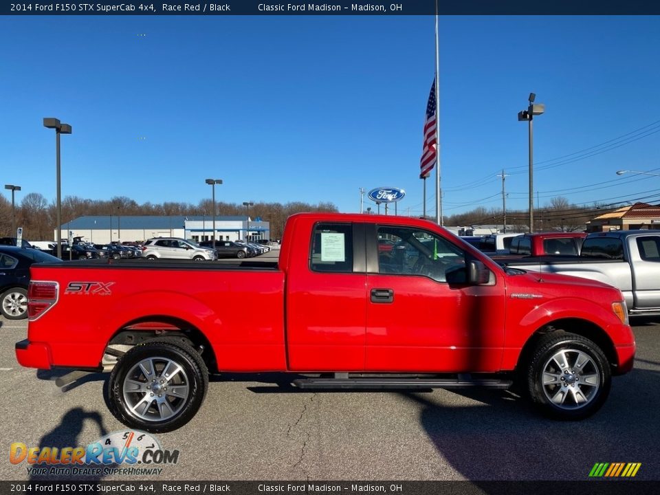 2014 Ford F150 STX SuperCab 4x4 Race Red / Black Photo #5