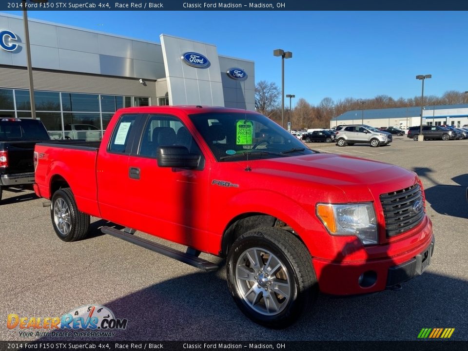 2014 Ford F150 STX SuperCab 4x4 Race Red / Black Photo #6