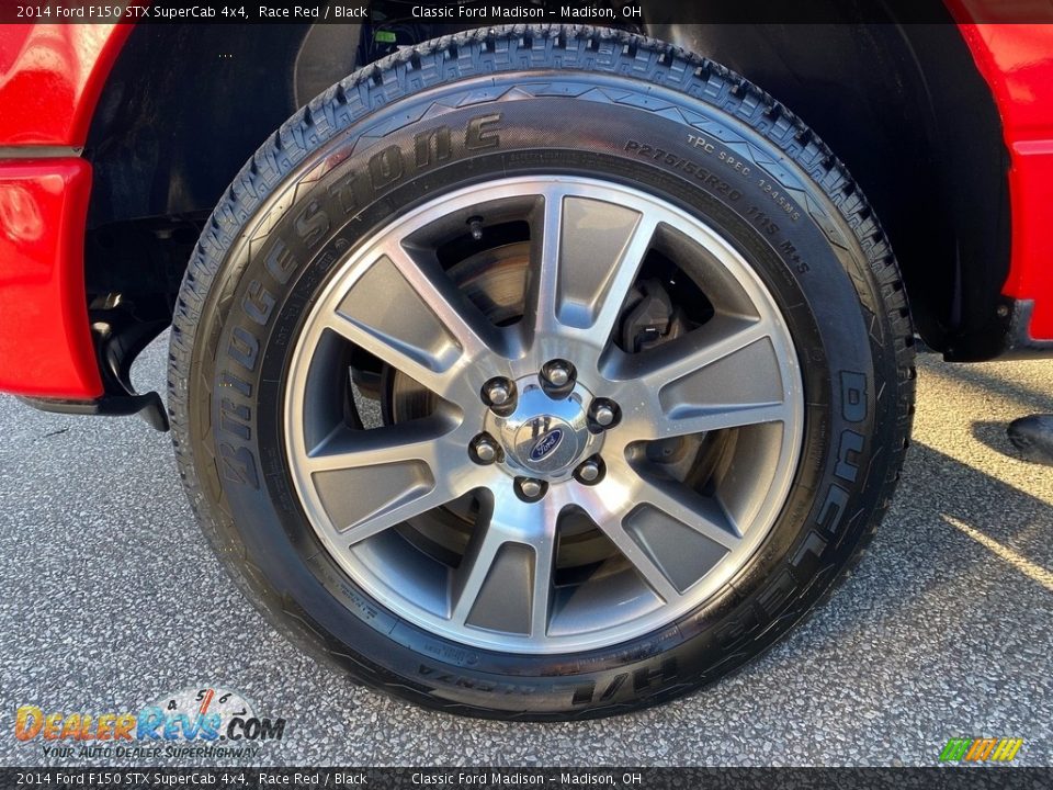 2014 Ford F150 STX SuperCab 4x4 Race Red / Black Photo #7