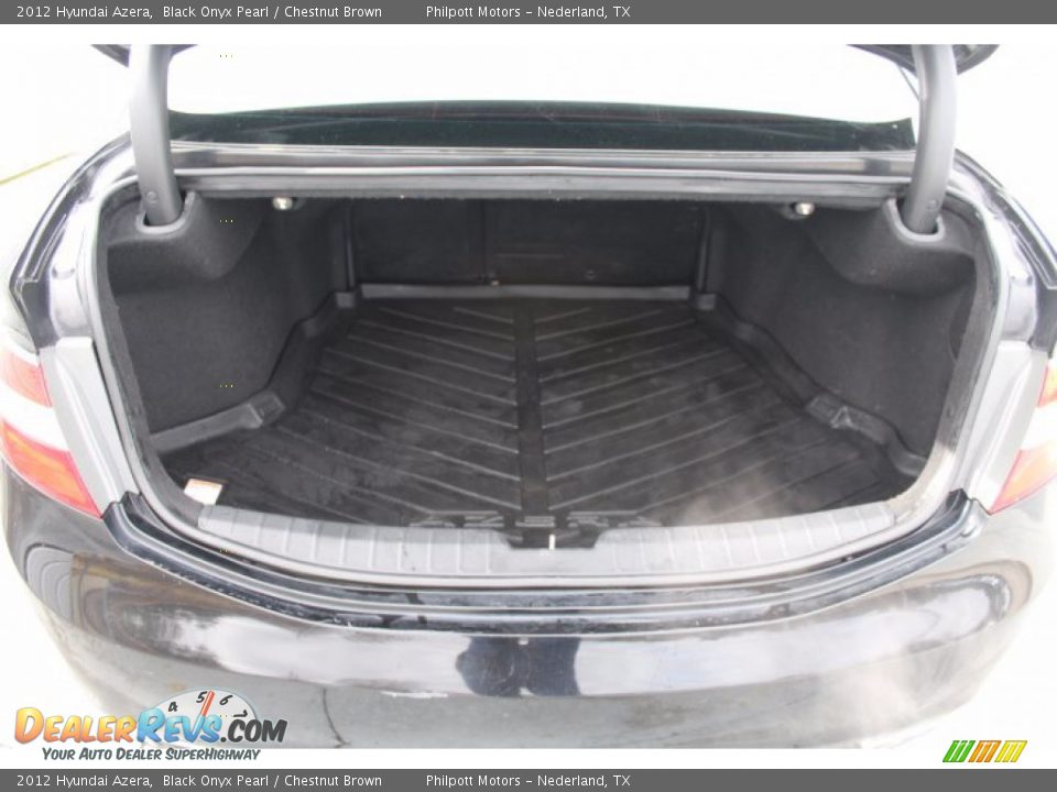 2012 Hyundai Azera Black Onyx Pearl / Chestnut Brown Photo #25